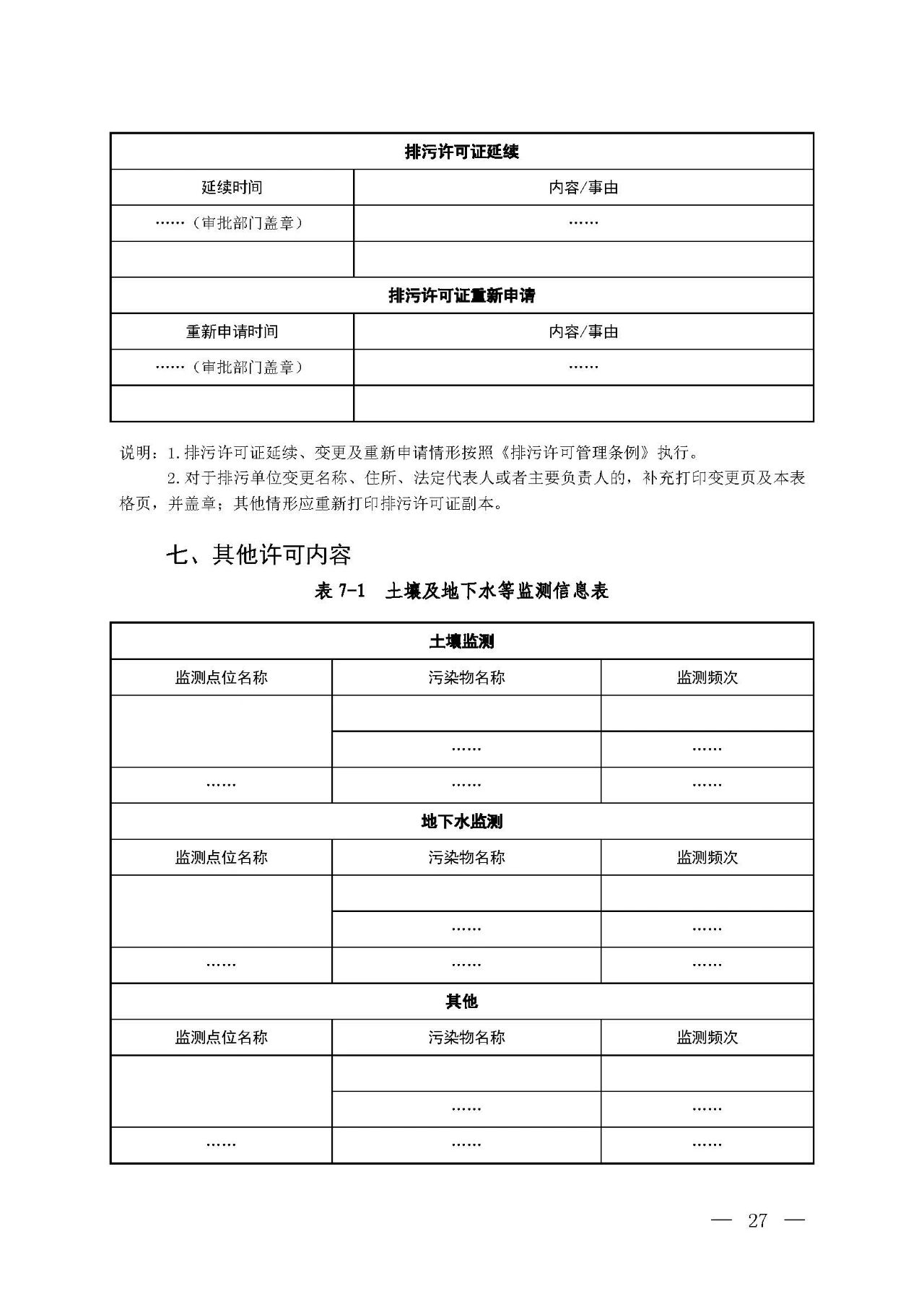 新舊對比!環境部發新版《排污許可證(副本)格式》- 新舊對比!環境部發新版《排污許可證(副本)格式》-